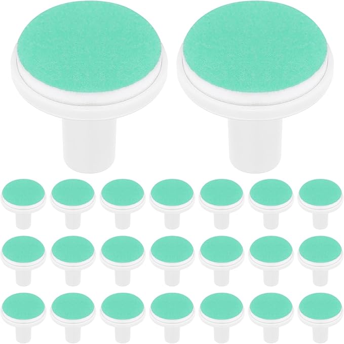 Healeved Baby Electric Nail File Replacement Pads 24 Pcs Sandpaper Grinding Heads for Infant Toddler Nail Trimmer Compatible with Most Electric Files