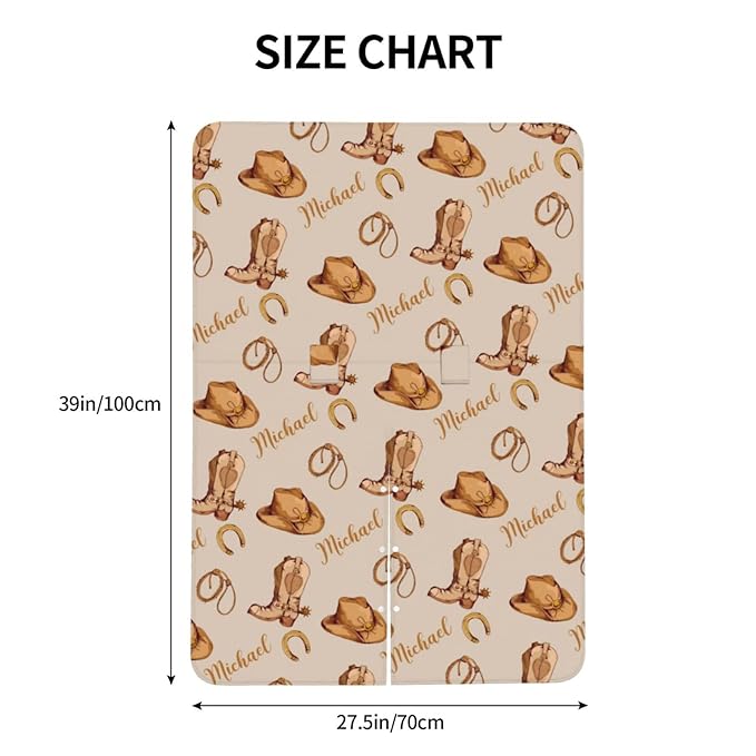 Personalized Cowboy Baby Car Seat Canopy for Babies with Name, Western Car Seat Covers for Boys Girls, Peekaboo Opening Minky Nursing Breastfeeding Cover Infant Stroller Canopies for Newborn