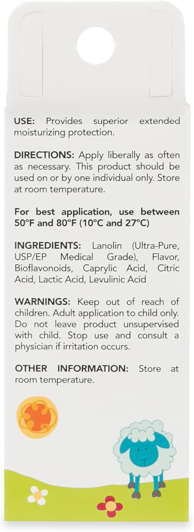 Dr. Talbot's Lanolin Lip & Cheek Balm for Baby, Naturally Inspired with Citroganix, Vanilla Milk Flavor, 4 Pack