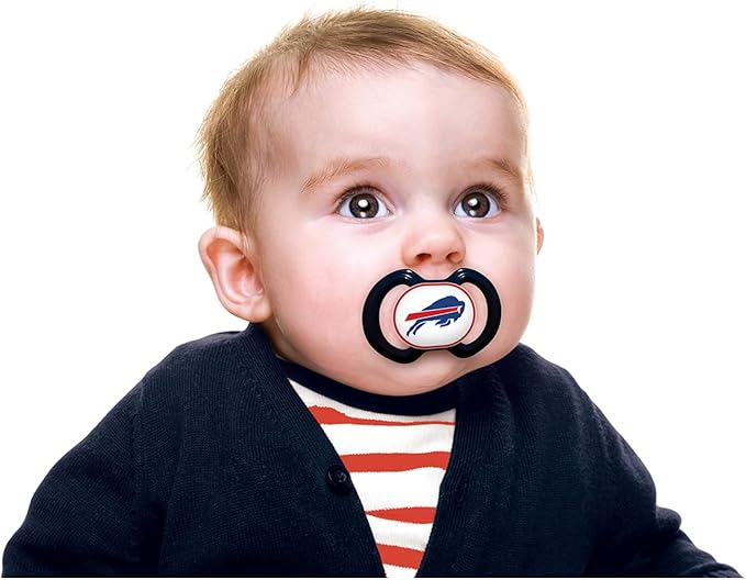 Baby Fanatic Pacifier 2-Pack - NFL Buffalo Bills - Officially Licensed League Gear