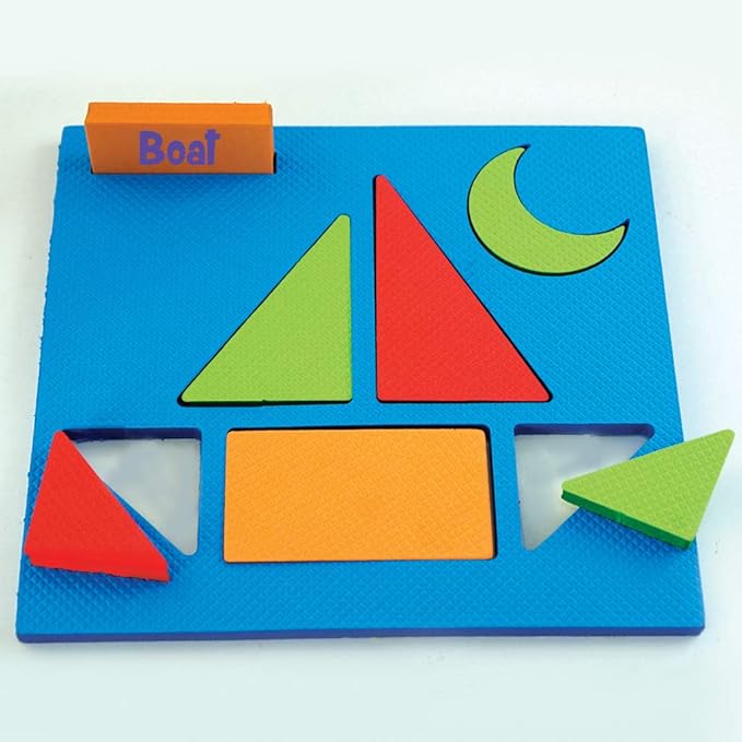 Imagimake Make with Shapes | Vehicle Theme Shape Puzzle| Preschool Learning Activities | Toddler Toys | Montessori Toys for 3 Year Old