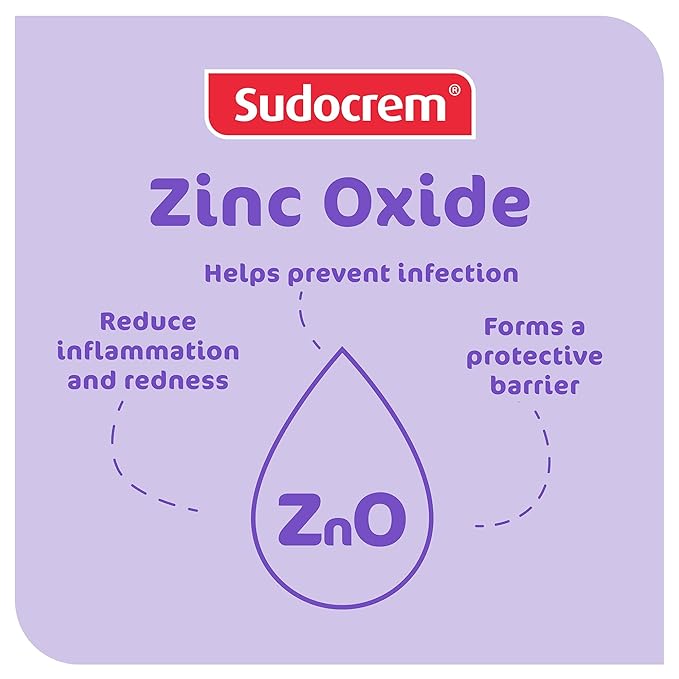 Sudocrem Diaper Rash Cream for Baby's Skin, Triple Action Diaper Rash Paste that Soothes, Treats and Protects, 15.29% Zinc Oxide Cream - 14oz (400g)
