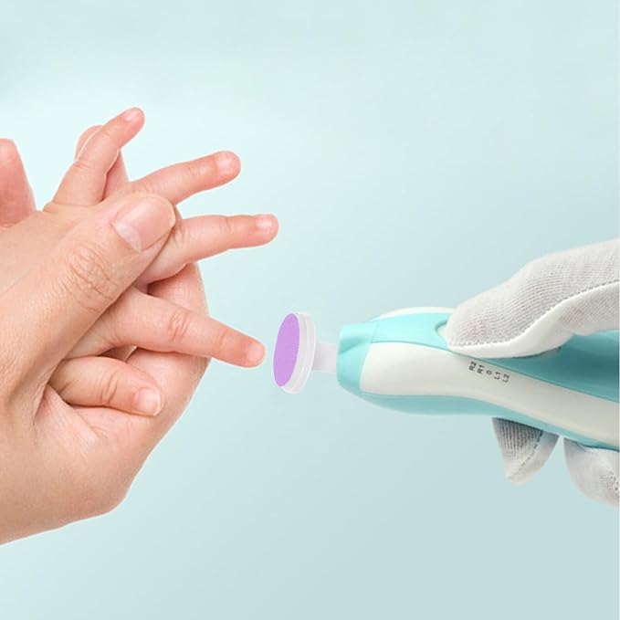 Beaupretty 12 Pcs Nail File Pads Nail Trimmers Replacement Pad Grinding Heads Polish Disc for Electric Nail Trimmer Clippers Purple