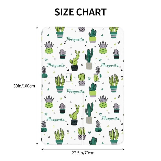 Personalized Baby Car Seat Canopy with Name, Cactus Infant Car Seat Cover, Nursing & Breastfeeding Stroller Cover, Newborn Shower Gift for Baby Boys and Girls