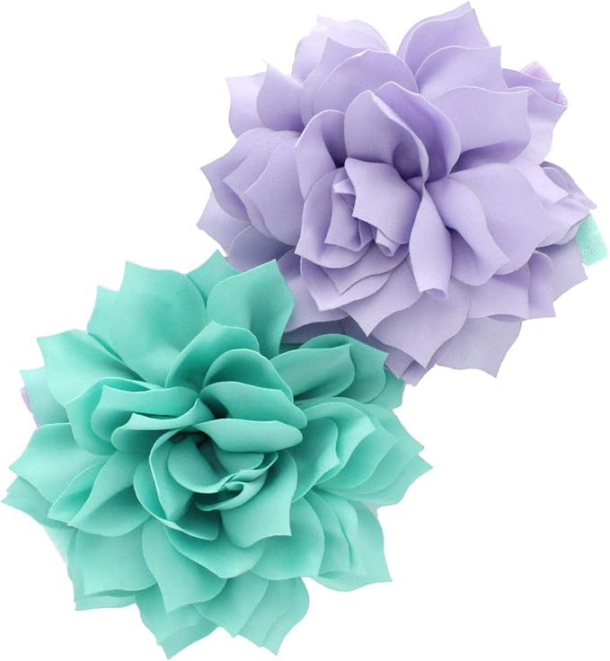 My Lello Petal Flower Headbands Baby - Girls - Toddler Stretchy Elastic Pair