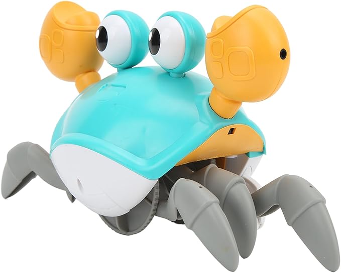 Crawling Crab Baby Toy,Tummy Time Musical Walking Dancing Crab Toys for Babies Toddler Interactive Development Toy