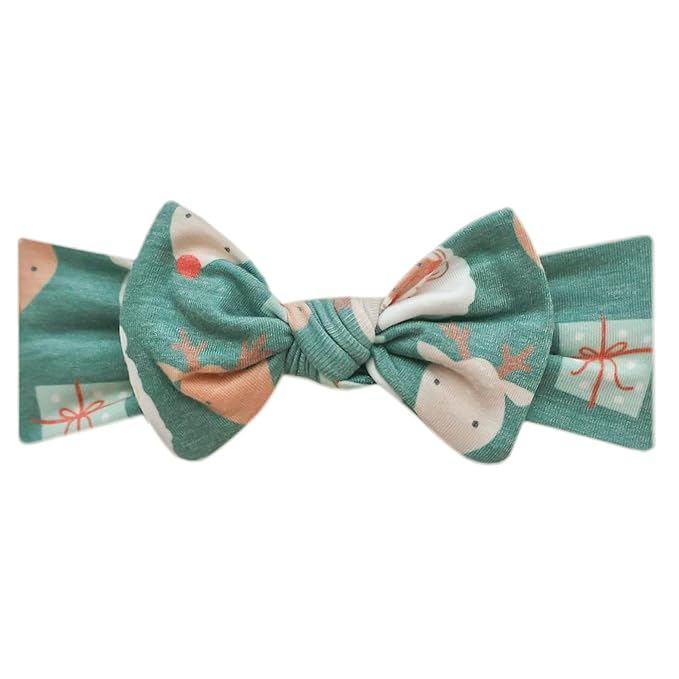 Copper Pearl Baby Bows: Stylish Headbands for Baby Girls, Premium Soft and Stretchy Baby Headbands, Perfect for Newborns, Trendy Designs - Prancer