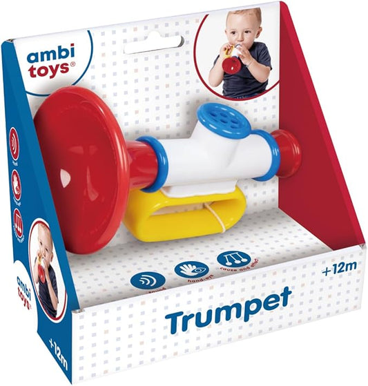Galt Ambi Toys, Trumpet, Musical Baby Toys, Ages 12 Months+