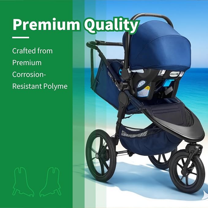 Car Seat Adapter for Summit X3 Stroller (Single Seat) - NOT Compatible with Double, Fits City Go 2/Air Infant Car Seats, Travel System Converter for Easy Stroller Integration, Quick-Release Design