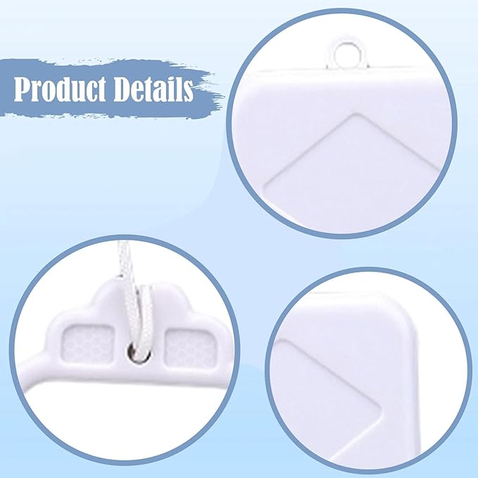 Simhoa 2 Pieces Pull String Music Box Insert Replacement White Pull Cord Musical Box for Stuffed Animals Making Musical Toy Infant
