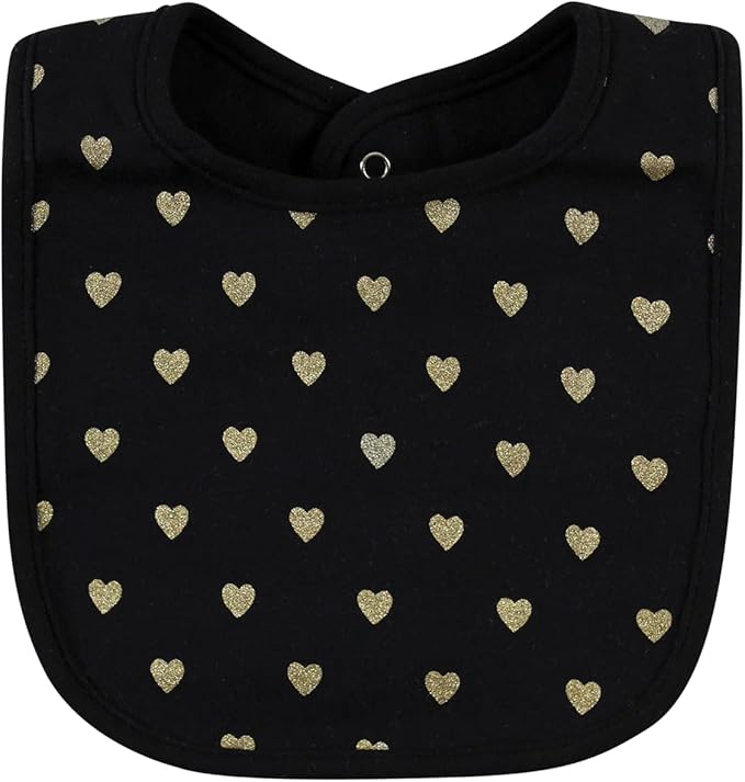 Hudson Baby Unisex Baby Cotton Bib and Headband Set