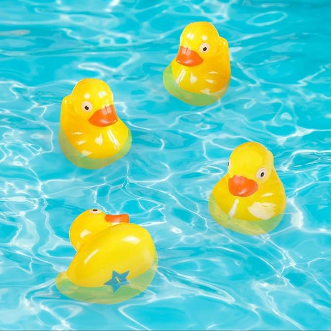 Gamie Plastic Duck Matching Game - Fun Rubber Ducks for Kids, Preschool Matching Ducks Memory Game, Educational Learning Toy for Toddlers, Develops Concentration & Number Recognition Skills