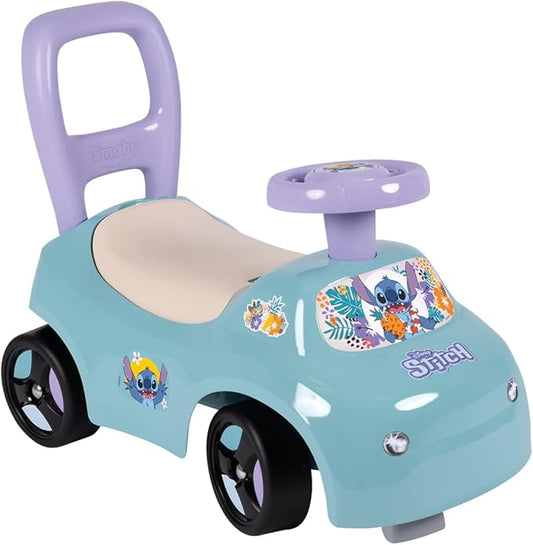 Smoby - Stitch - Ride-on car - Walker - Steering wheel - Under saddle storage - From 10 months - Made in France