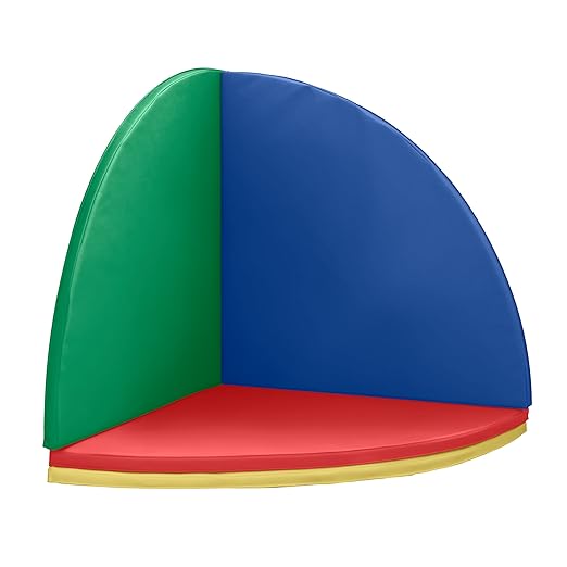 ECR4Kids SoftZone All-Around Modular Activity Play Mat, Reading Nook, Assorted, 4-Piece