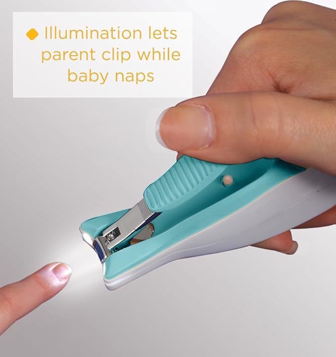 Safety 1st Sleepy Baby Nail Clipper (Colors May Vary) & Fold-Up Nail Clipper, 2-Count - Colors May Vary