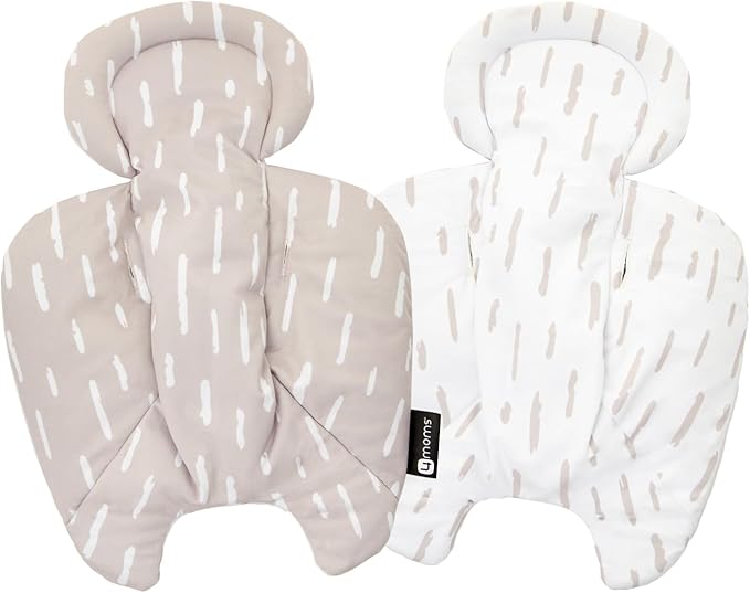 4moms RockaRoo and MamaRoo Infant Insert, Machine Washable, Soft, Plush Fabric, Reversible Design, Sand