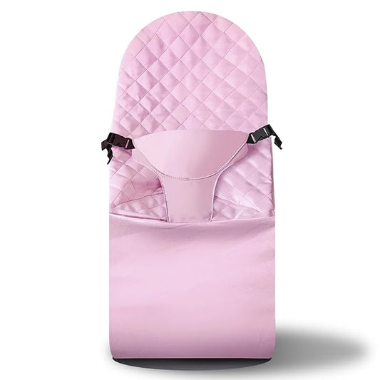 Fabric Seat for Bouncer - for BabyBjorn Replacement Cover Compatible with BabyBjörn Bouncer Bliss, Soft Breathable Machine Washable (Pink, Only Seat Cover)
