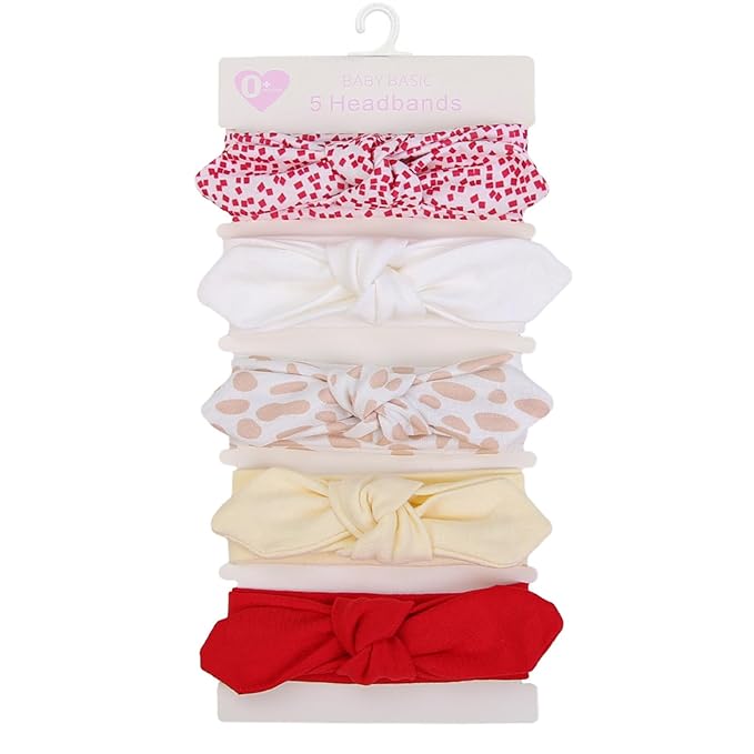 KIDOCHEESE Baby Headbands Soft Stretchy Baby Girl Bows Newborn Infant Toddler Headwrap Hair Accessories