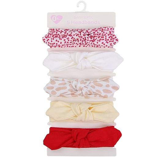 KIDOCHEESE Baby Headbands Soft Stretchy Baby Girl Bows Newborn Infant Toddler Headwrap Hair Accessories