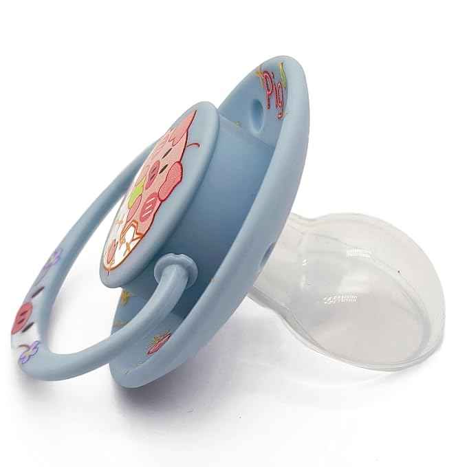 Cute Adult Size Pacifier for Anxiety: Big Shield Paci for Anxiety with Pacifier Clips
