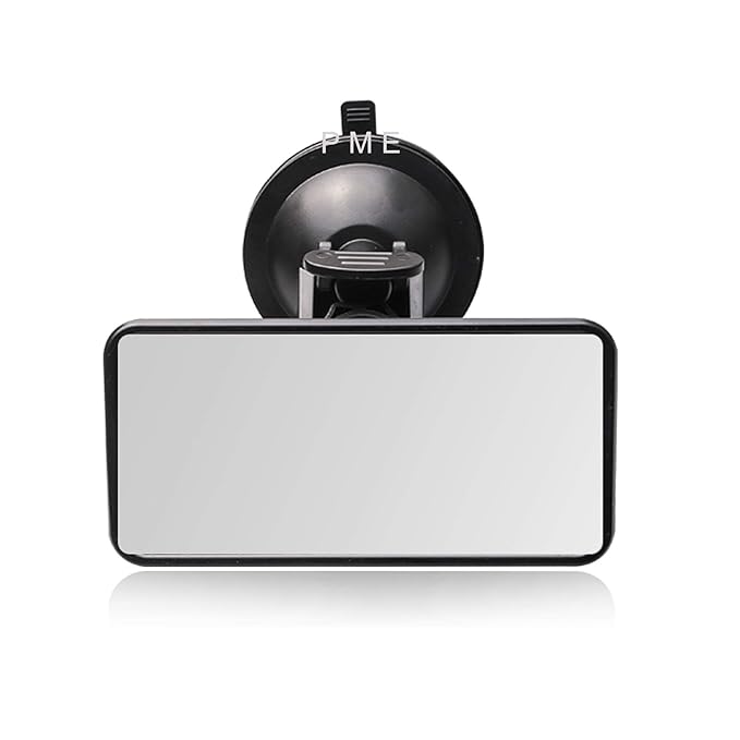 Rear View Mirror for Backseat with Baby- in- Car Sticker, Interior Car Suction Cup Windshield Mirror Strong Sucker Flat Rear View Mirror for Baby Infant Child New