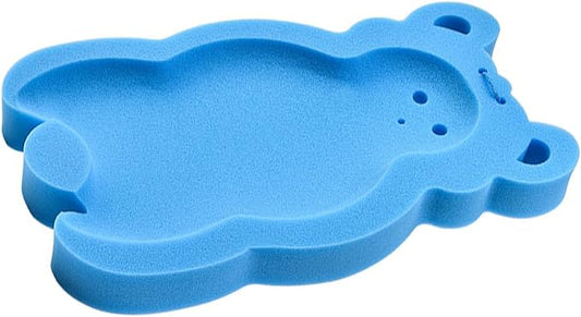 Baby Bath Cushion Infant Bath Sponge Bath Mat Removable Newborn Skid Proof Sponge Mat Soft Thicken Baby Bathtub Sponge Cushion for Newborn Baby Infant (Blue)