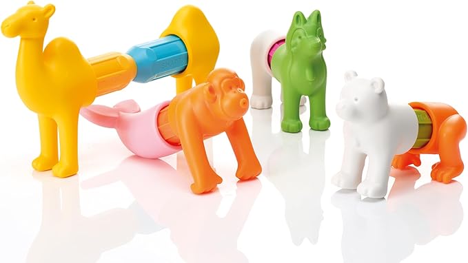SmartMax My First Animals Around The World Magnetic STEM Building Set for Toddlers Ages 1–5