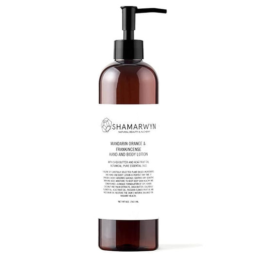shamarwyn Hand & Body Lotion, Mandarin Orange & Frankincense, Natural-Organic, Shea Butter, Acaí Fruit Oil 8oz