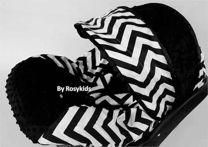 Rosy Kids Infant Carseat Canopy Cover 3 Pc Whole Caboodle Baby Car Seat Cover Kit 19JE01
