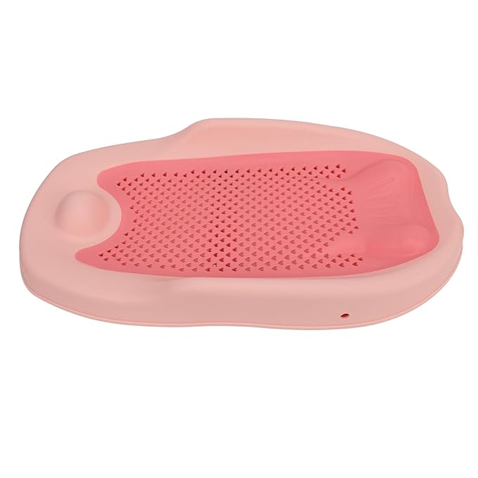 Foldable Baby Bath Support with Universal Fit, Hollow Pattern Bathtub Holder for Infants, Ergonomic Design, Quick Drainage, Non Slip ()