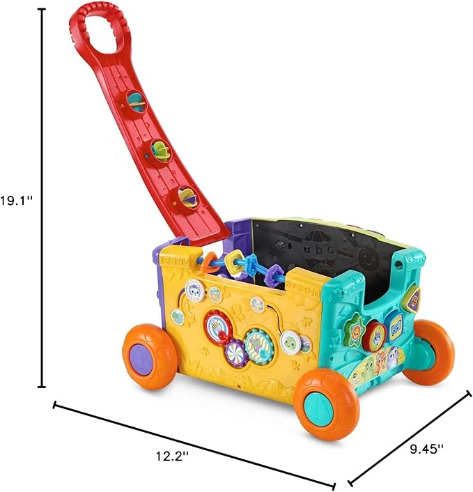 VTech Sort and Discover Activity Wagon for Toddlers, Red