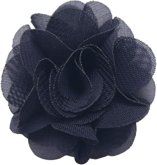 YYCRAFT Pack of 30 Chiffon Flower 2" Hair Flower Headband-Navy