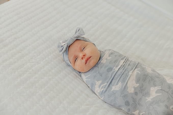 Copper Pearl Baby Bows: Stylish Headbands for Baby Girls, Premium Soft and Stretchy Baby Headbands, Perfect for Newborns, Trendy Designs - Timber