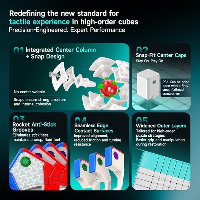 Bukefuno QY Magnetic 11x11 Speed Cube 76MM Magic Stickerless 11 M Education Toys Puzzle Cube 2025 QY 11x11x11 Professional Magnetic Cube