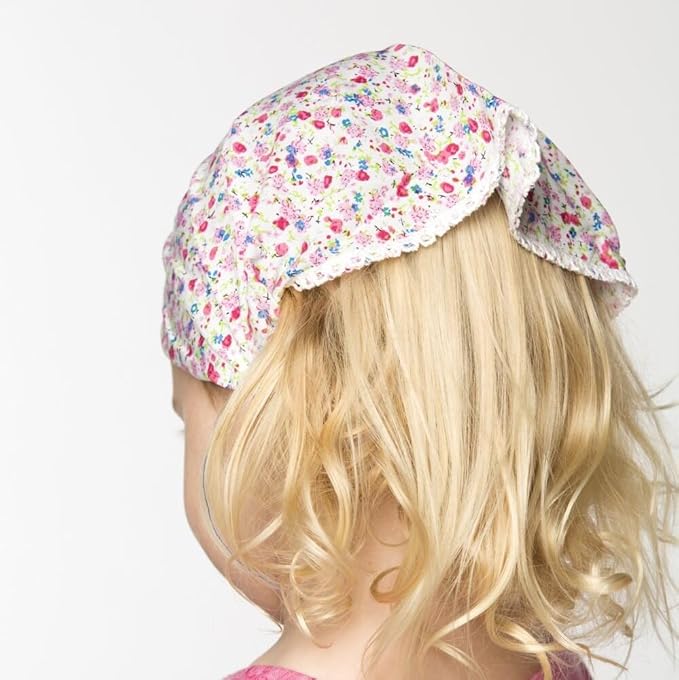 Kids Hair Bandana Headband/Scarf - Girls 1-3/4Y, Babies 12 Months up, Toddlers