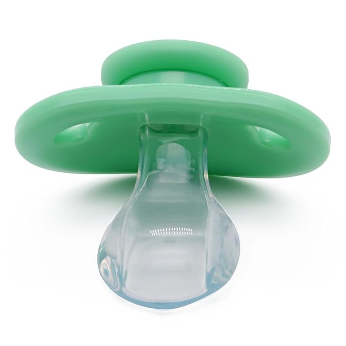 Big Shield Adult Size Pacifier: Paci for Anxiety with Paci Clips - Soft Silicone Large Nipple for Sleep