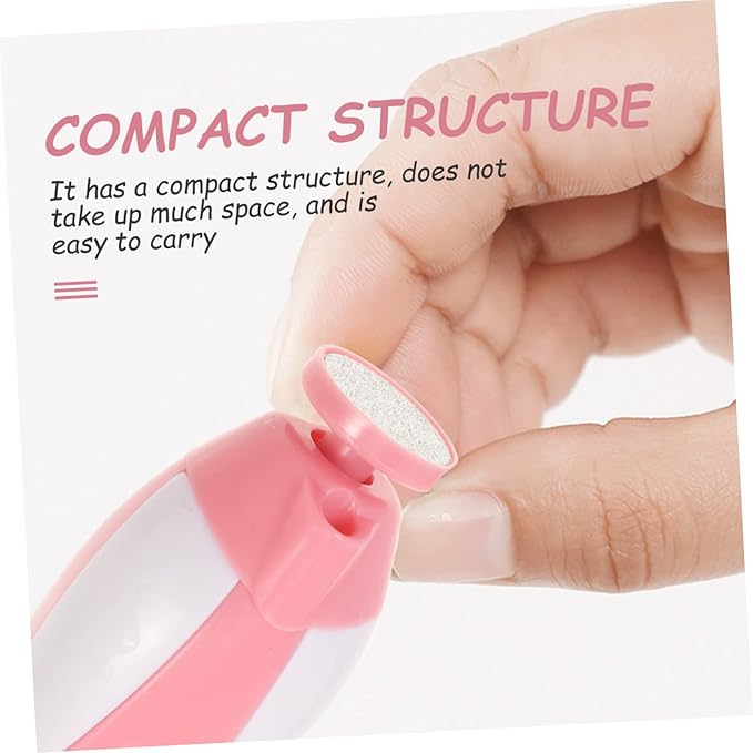 1set Electric Nail File for Boys and Girls Lightweight Ergonomic Manicure Tool Electric Nail Trimmer for and Portable