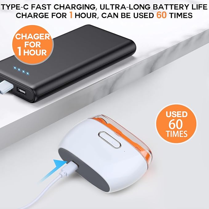 Electric Nail Clipper, 3 in 1 Electric Nail Trimmer and Polisher with LED Light & Clip Storage, USB Rechargeable, 2 Speed Electric Nail File for Baby, Seniors, Kids, Caregivers