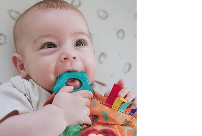 Nuby Teething Blankie Lion, 1 Count