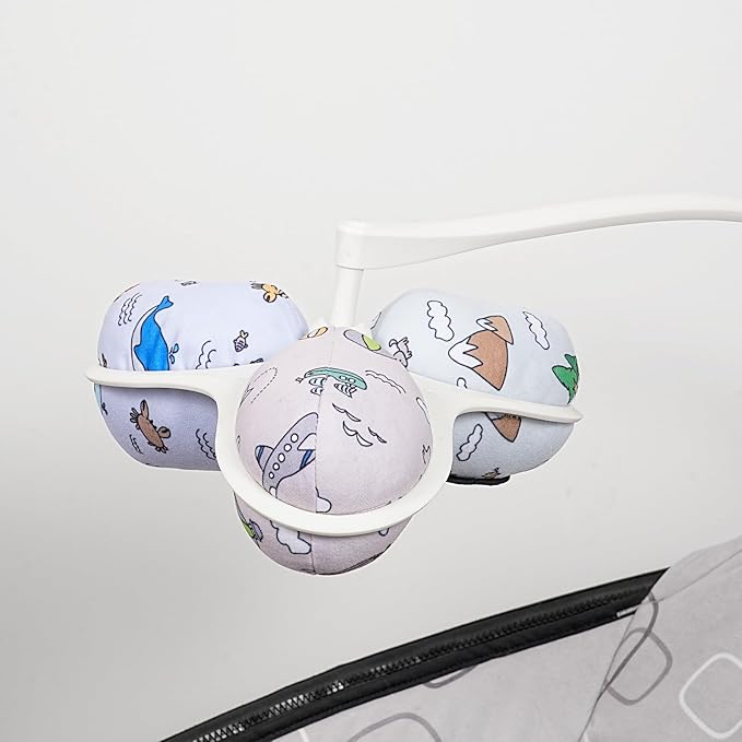 The Replacement Balls (for Mamaroo Swing) Offer More Interaction and Reversible Ball Options to Complement The Multi-Coloured with MamaRoo Cradle in a Set of 3 Balls ﻿