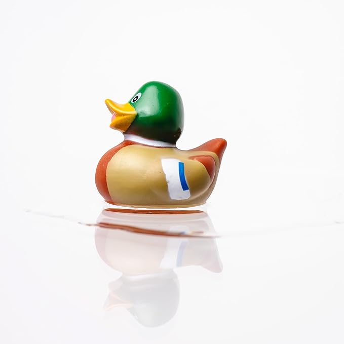 Mallard Rubber Duckies - Rubber Duck Bath Toys and Jeep Ducks (24 Pack)