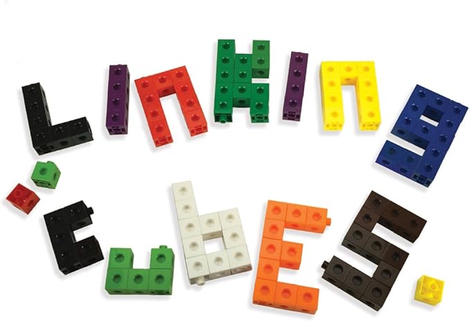 EAI Education Linking Cubes: 2 cm - Set of 100 in jar