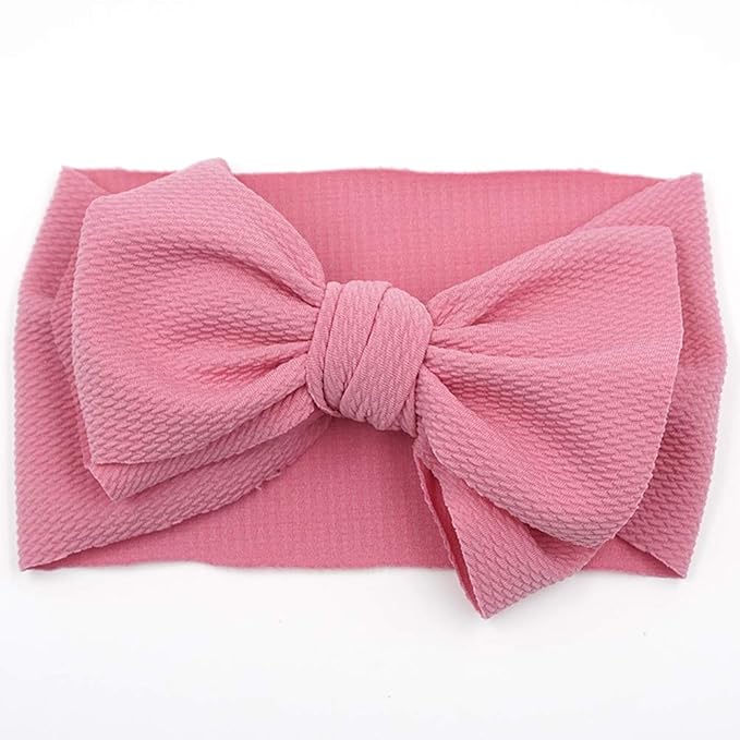 Baby Headbands for Girls Nylon Hair Bows Turban Knotted Headwraps for Newborn Infant Toddlers Kids (PR22-8)