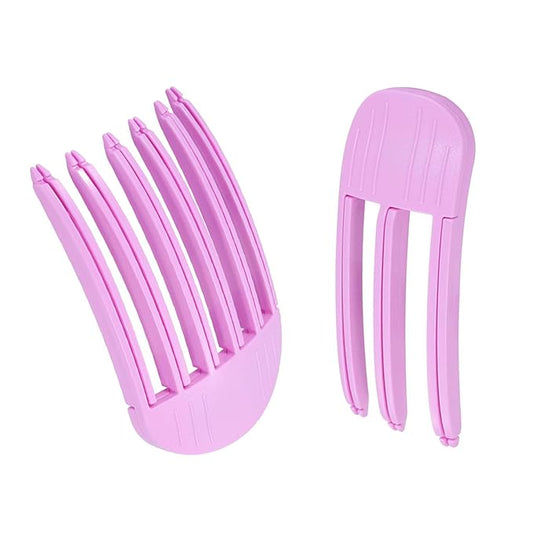 2Pcs Hair Volume Clip, Hair Root Lifter Clips Comb for Women, No-Crease Root Volumizing Clips for Fluffy Bangs (purple)