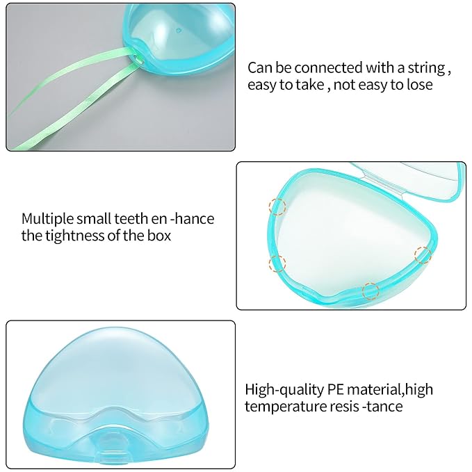 Pacifier Case, 6 Pcs Pacifier Holder Cases, Pacifier Box, Baby Pacifier Case Holder Container Boxes for Pacifier Accessories, Pacifier Clips, Baby Pacifier, Keep Pacifier Clean