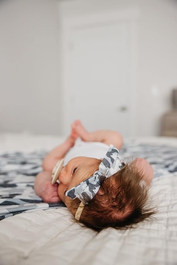 Copper Pearl Baby Bows: Stylish Headbands for Baby Girls, Premium Soft and Stretchy Baby Headbands, Perfect for Newborns, Trendy Designs - Gunnar