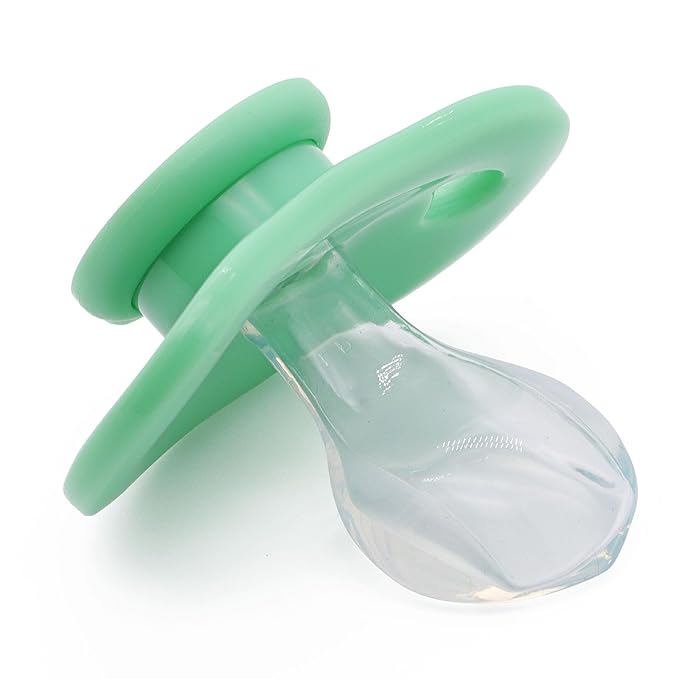 Big Shield Adult Size Pacifier: Paci for Anxiety with Paci Clips - Soft Silicone Large Nipple for Sleep