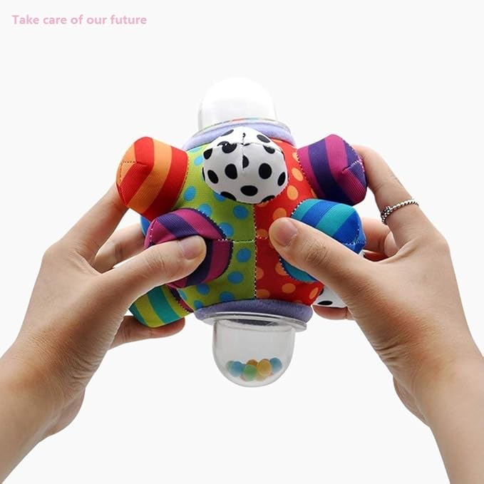 Developmental Bumpy Ball Toy, Newborn Baby Infant Toys 0-3 Months, Help Develop Motor Skills and Brain Nerves, Sensory Baby Toys 3-6 4 5 6 7 8 9 10 11 12 Months 6.7"