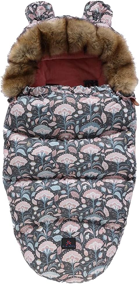 Pram Footmuff,Stroller Padded Footmuff Cover Cosy Toes,Baby Winter Foot Cover,Warmth,Windproof, Waterproof, Cold Resistant, Washable (Pollen)