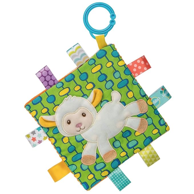 Taggies Crinkle Me Baby Toy, Sherbet Lamb